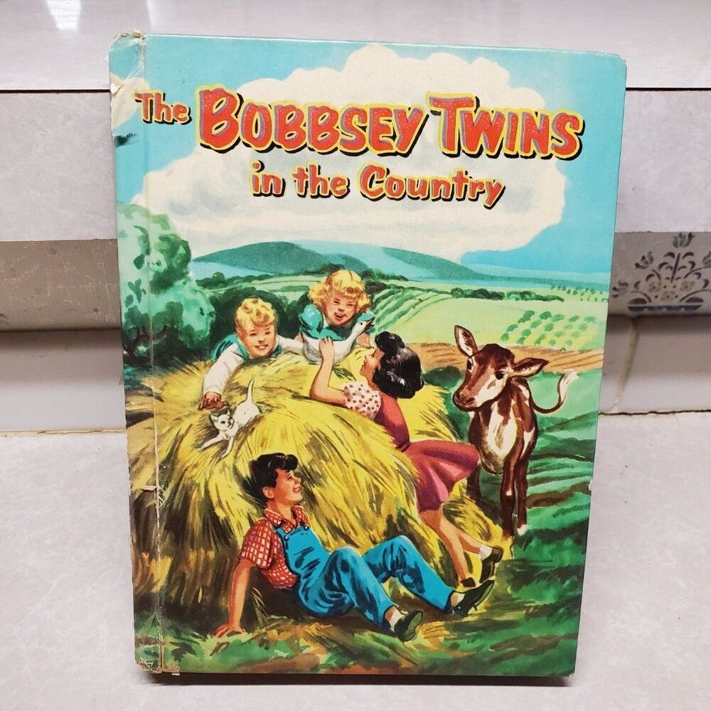 The Bobbsey Twins in the Country by Laura Lee Hope - 1953 Whitman Hardcover